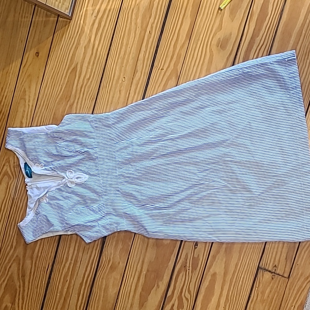 Seersucker southern frock dress